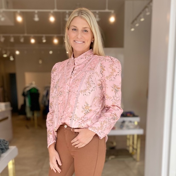 NWT LoveShackFancy Laredo Top - Small - Picture 1 of 3